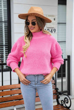 Load image into Gallery viewer, Turtle Neck Long Sleeve Pullover Sweater

