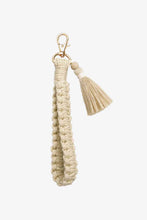 Load image into Gallery viewer, Wristlet Keychain with Tassel
