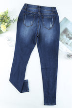 Load image into Gallery viewer, Distressed High Waist Skinny Jeans
