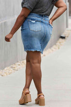 Load image into Gallery viewer, RISEN Amelia Full Size Denim Mini Skirt
