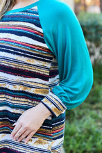 Load image into Gallery viewer, Celeste Design Full Size Striped Long Sleeve Top
