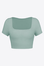 Load image into Gallery viewer, Square Neck Ribbed Crop Top
