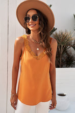 Load image into Gallery viewer, Spliced Lace Plunge Tank
