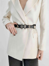 Load image into Gallery viewer, Double Buckle PU Leather Belt
