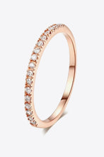 Load image into Gallery viewer, Heartbeat Rhythm 18K Gold Plated Moissanite Ring
