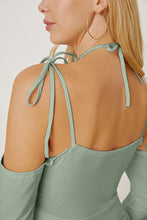 Load image into Gallery viewer, Tie Shoulder Layered Mini Cami Dress
