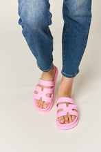 Load image into Gallery viewer, WILD DIVA Cutout Open Toe Flat Sandals
