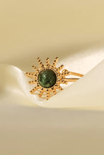 Load image into Gallery viewer, Natural Stone Sun Shape Open Ring
