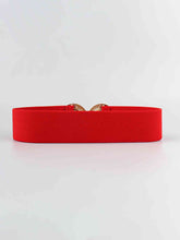 Load image into Gallery viewer, Geometric Buckle Elastic Wide Belt
