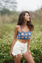Load image into Gallery viewer, Floral Crochet Cropped Cami
