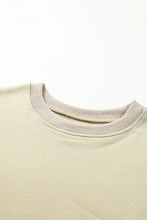 Load image into Gallery viewer, Drop Shoulder Ribbed Trim Sweatshirt

