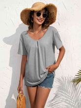 Load image into Gallery viewer, Lace Trim Short Sleeve Top
