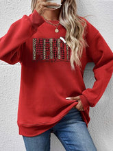 Load image into Gallery viewer, MERRY CHRISTMAS Round Neck Long Sleeve Sweatshirt
