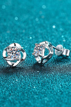 Load image into Gallery viewer, It&#39;s Your Day Moissanite Rhodium-Plated Stud Earrings
