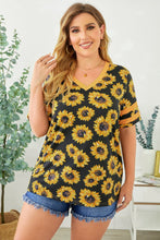 Load image into Gallery viewer, Plus Size V-Neck Tee Shirt
