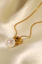 Load image into Gallery viewer, Freshwater Pearl Pendant 18K Gold-Plated Necklace
