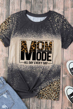 Load image into Gallery viewer, Graphic Leopard Round Neck Tee Shirt
