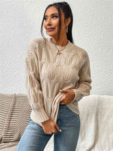 Load image into Gallery viewer, Round Neck Long Sleeve Sweater
