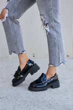 Load image into Gallery viewer, Forever Link Tassel Detail Mid Heel Chunky Loafers
