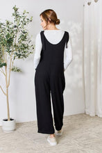 Load image into Gallery viewer, Celeste Full Size Ribbed Tie Shoulder Sleeveless Ankle Overalls
