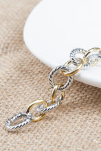 Load image into Gallery viewer, Two-Tone Twisted Bracelet
