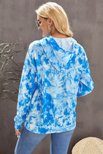 Load image into Gallery viewer, Tie-Dye Drawstring Hoodie with Pocket
