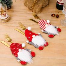 Load image into Gallery viewer, 3-Piece Faceless Gnome Cutlery Holders
