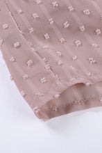 Load image into Gallery viewer, Swiss Dot Lace Trim Plunge Blouse
