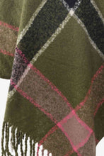 Load image into Gallery viewer, Plaid Fringe Detail Poncho
