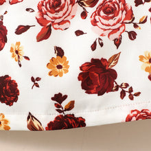 Load image into Gallery viewer, Floral Print Belted Short Dress
