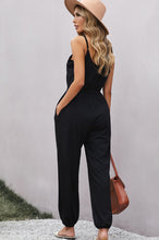 Load image into Gallery viewer, Pocketed Tie-Waist Jumpsuit
