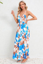 Load image into Gallery viewer, Printed Surplice Maxi Cami Dress
