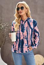 Load image into Gallery viewer, Tie-Dye Drawstring Hoodie with Pocket
