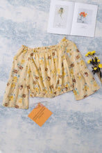 Load image into Gallery viewer, Floral Off-Shoulder Ruffle Hem Top
