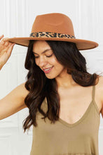 Load image into Gallery viewer, Fame In The Wild Leopard Detail Fedora Hat
