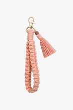 Load image into Gallery viewer, Wristlet Keychain with Tassel
