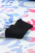 Load image into Gallery viewer, Leopard Print Dropped Shoulder Hoodie
