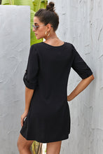 Load image into Gallery viewer, Buttoned V-Neck Dress
