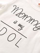 Load image into Gallery viewer, Baby Girl Slogan Graphic Top and Joggers Set
