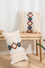 Load image into Gallery viewer, 2 Picks Embroidered Fringe Detail Pillow Cover
