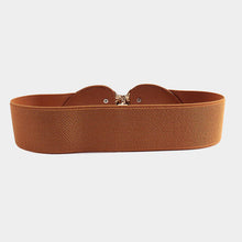 Load image into Gallery viewer, Alloy Leaf Buckle Elastic Belt
