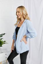 Load image into Gallery viewer, HYFVE Lapel Collar Three-Quarter Sleeve Blazer

