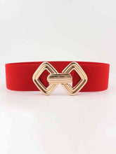 Load image into Gallery viewer, Geometric Buckle Elastic Wide Belt
