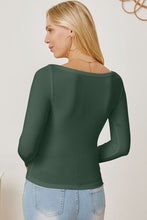 Load image into Gallery viewer, Square Neck Long Sleeve T-Shirt

