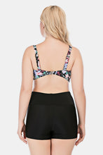 Load image into Gallery viewer, Plus Size Floral Ruched Two-Piece Swim Set
